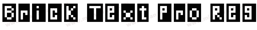 Brick Text Pro Regular字体转换